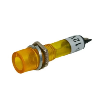 Купити Неонова індикація 12V, у пластиковому корпусі, 8mm, кругла, Жовтий Магазин радіоелектроніки та радіодеталей RELCOMA, радіоринок каталог Київ, Україна