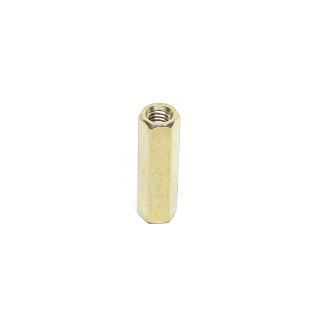 Купить Стойка M3*30, Female to Female, латунь, standoff spacer Hexagonal Stud Spacer Hollow Pillar Магазин радиоэлектроники и радиодеталей RELCOMA, радиорынок каталог Киев, Украина