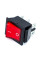 Купить Переключатель клавишный KCD2-202N c подсветкой 220V (N), 16А, ON-ON 6 Pin, Красный, Черный Магазин радиоэлектроники и радиодеталей RELCOMA, радиорынок каталог Киев, Украина