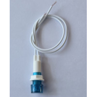 Купити Неонова індикація 220V,  XDN1-C-LED L=150mm, в корпусі, 10mm, з проводом, Синій Магазин радіоелектроніки та радіодеталей RELCOMA, радіоринок каталог Київ, Україна