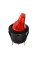 Купить Переключатель круглый тумблер KCD1-5-101NH, подсветка 12V,  ON-OFF, 3PIN, Красный, Черный Магазин радиоэлектроники и радиодеталей RELCOMA, радиорынок каталог Киев, Украина