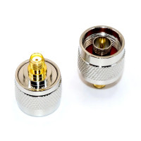 Купити Перехідник SMA - N type, штекер N-type - гніздо SMA standard, корпус латунь Магазин радіоелектроніки та радіодеталей RELCOMA, радіоринок каталог Київ, Україна