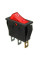 Купить Переключатель клавишный KCD3-101N с фиксацией c подсветкой 220V ON-OFF Красный, Черный Магазин радиоэлектроники и радиодеталей RELCOMA, радиорынок каталог Киев, Украина