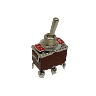 Купить Тумблер (KN3C-202), с фиксацией, 6А, 250V, ON-ON, 6PIN (винты) Магазин радиоэлектроники и радиодеталей RELCOMA, радиорынок каталог Киев, Украина