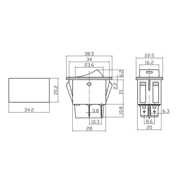 Купити Противотуманка ASW-17D, з підсвічуванням 12V, 4PIN, Синій, Чорний Магазин радіоелектроніки та радіодеталей RELCOMA, радіоринок каталог Київ, Україна
