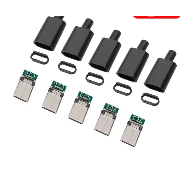 Купити Штекер microUSB типС, розбірний, з корпусом, Чорний Магазин радіоелектроніки та радіодеталей RELCOMA, радіоринок каталог Київ, Україна