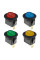 Купить Переключатель клавишный KCD1-8-101N c подсветкой 12V ON-OFF 3 Pin, Зеленый, Черный Магазин радиоэлектроники и радиодеталей RELCOMA, радиорынок каталог Киев, Украина