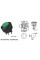 Купить Кнопка (DS-500), без фиксации, круглая, без подсветки, OFF-(ON), 2PIN, Желтый, Черный Магазин радиоэлектроники и радиодеталей RELCOMA, радиорынок каталог Киев, Украина