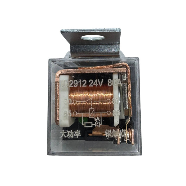 Купити Реле автомобільше JD2912, 80A, 24V, 4PIN, підсвічування зелений LED, мелат вухо Магазин радіоелектроніки та радіодеталей RELCOMA, радіоринок каталог Київ, Україна