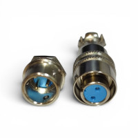 Купити Роз'єм XS9  авіаційний , 2 pin , комплект , metal ( штекер монтажний  + гніздо кабельний ) Магазин радіоелектроніки та радіодеталей RELCOMA, радіоринок каталог Київ, Україна