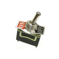 Купити Тумблер (KN3C-101P), з фіксацією, 15А, 250V, ON-OFF, 2PIN, 6.3 Магазин радіоелектроніки та радіодеталей RELCOMA, радіоринок каталог Київ, Україна