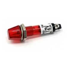 Купити Неонова індикація 12V, у пластиковому корпусі, 8mm, квадратна, Червоний Магазин радіоелектроніки та радіодеталей RELCOMA, радіоринок каталог Київ, Україна
