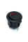 Купити Перемикач клавіатури KCD1-5-101EN з фіксацією c індикатором 12V ON-OFF 3 Pin, Червоний, Чорний, 12V Магазин радіоелектроніки та радіодеталей RELCOMA, радіоринок каталог Київ, Україна