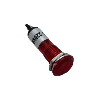 Купити Неонова індикація 220V в корпусі (XD10-1) 10mm, Червоний Магазин радіоелектроніки та радіодеталей RELCOMA, радіоринок каталог Київ, Україна