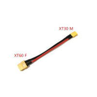 Купити Перехідник XT60 female - XT30 male з кабелем 10см 16AWG Магазин радіоелектроніки та радіодеталей RELCOMA, радіоринок каталог Київ, Україна